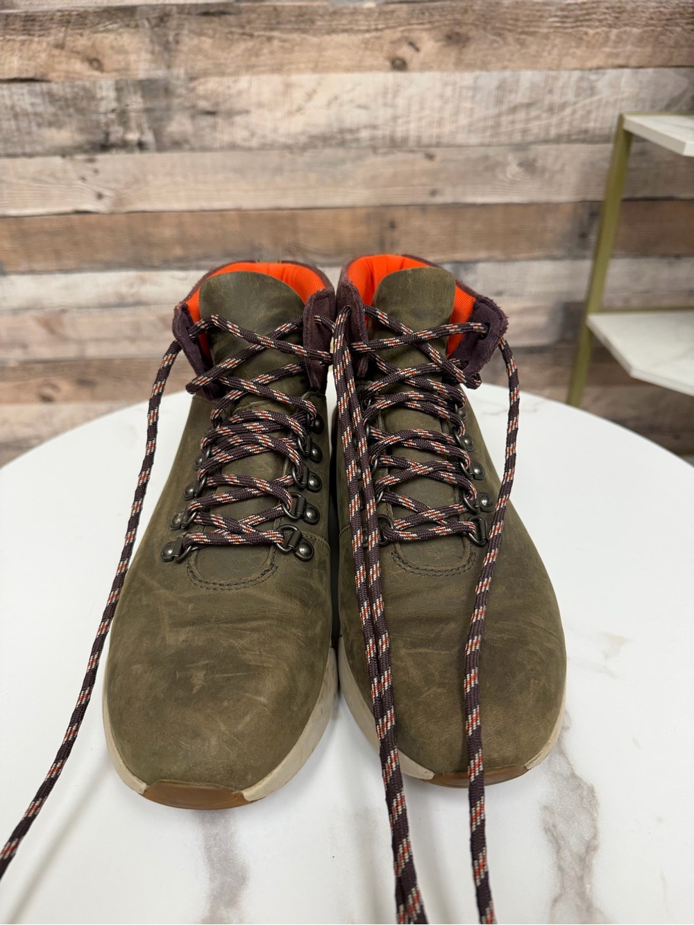 Timberland olive Kori suede and leather hiking boot 9